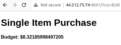 Balance decreased when using EUR currency